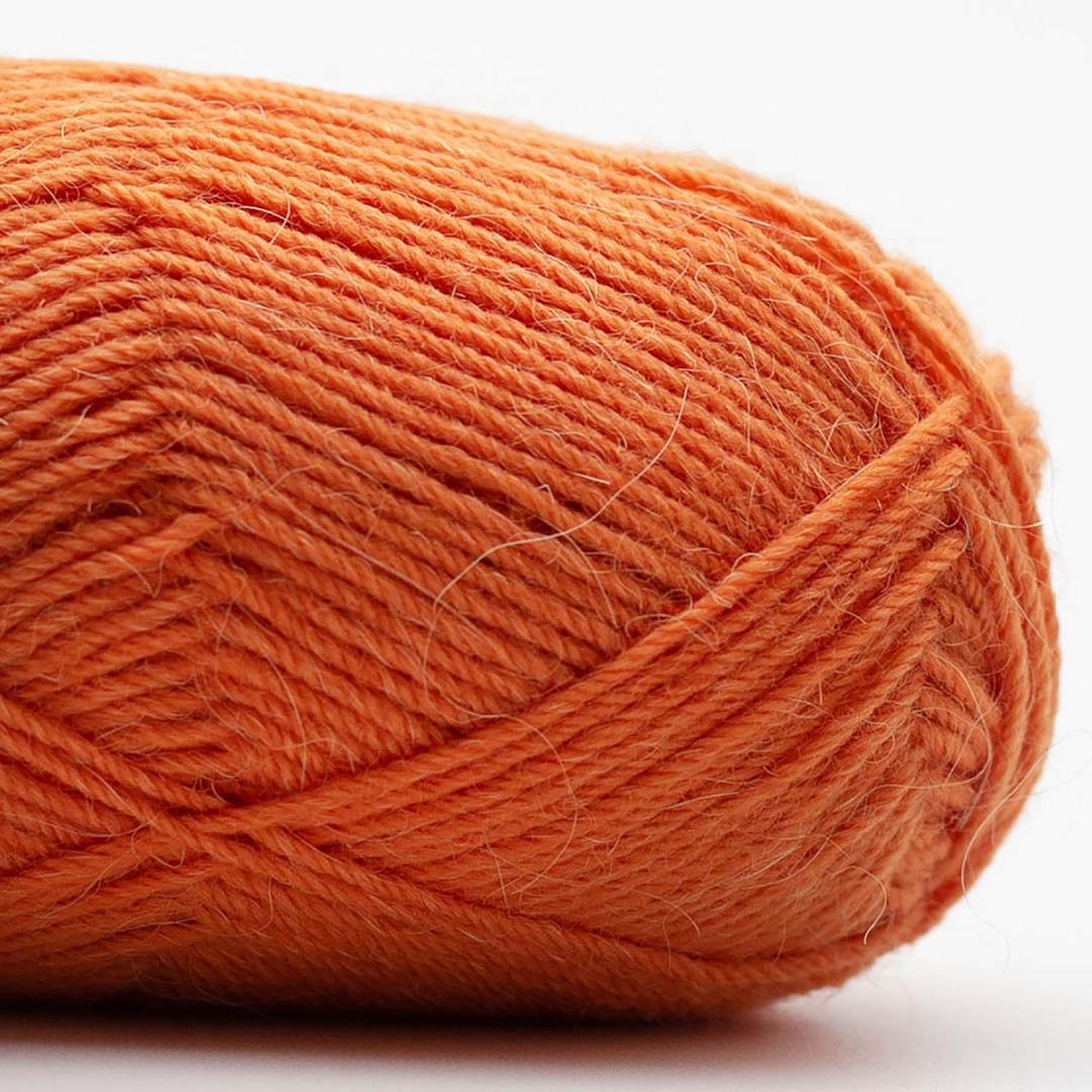 EDELWEISS ALPAKA 4FACH von KREMKE – 19 dunkelorange – 25 g