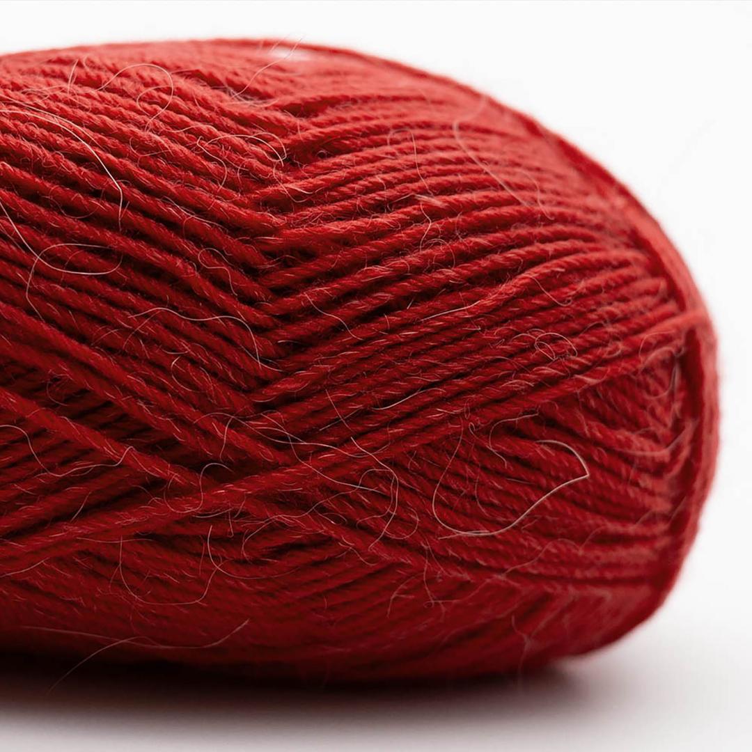 EDELWEISS ALPAKA 4FACH von KREMKE – 21 rot – 25 g