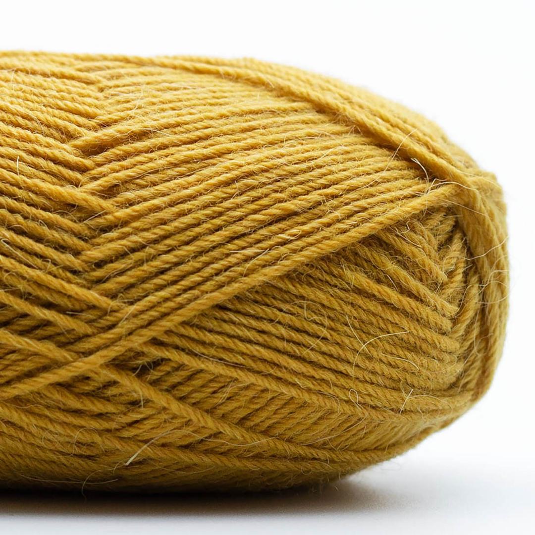 EDELWEISS ALPAKA 4FACH von KREMKE – 31 honig – 25 g