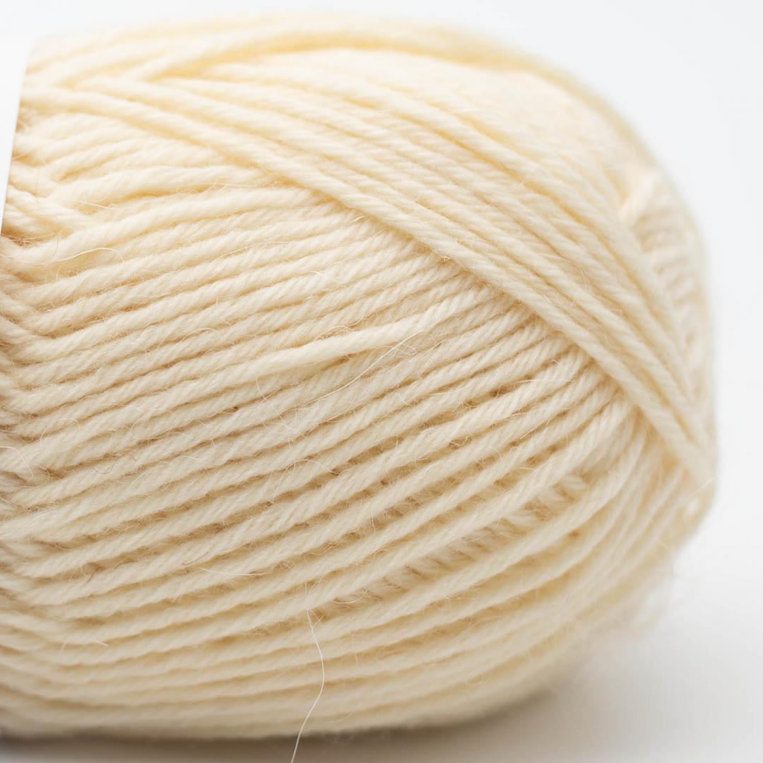 EDELWEISS ALPAKA 6FACH von KREMKE – 1 naturweiß – 50 g