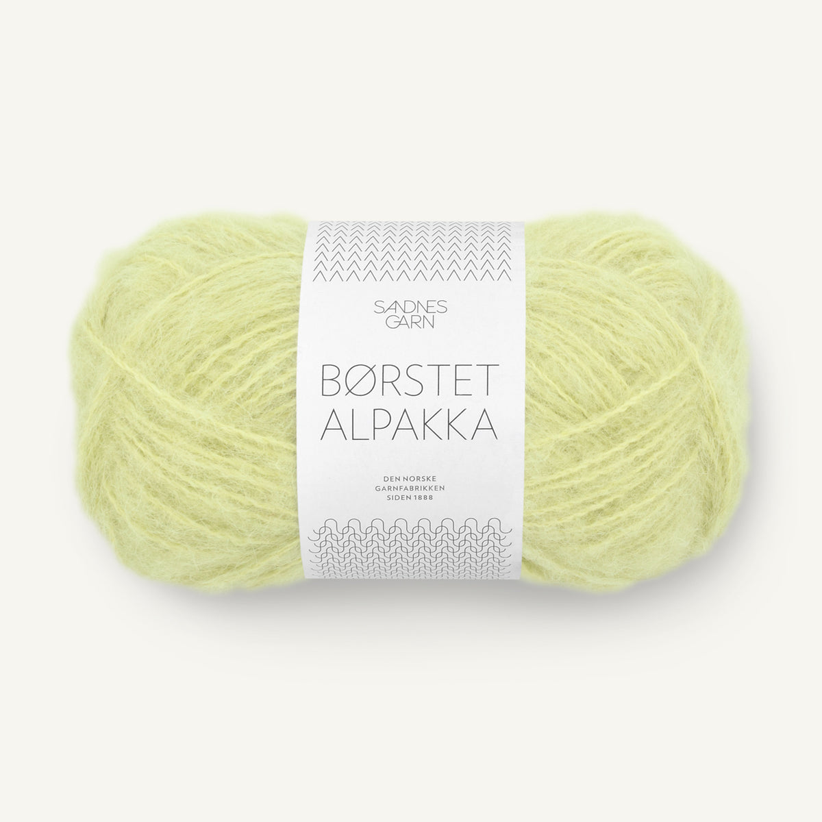 BØRSTET ALPAKKA von SANDNES – 9523 lime punch