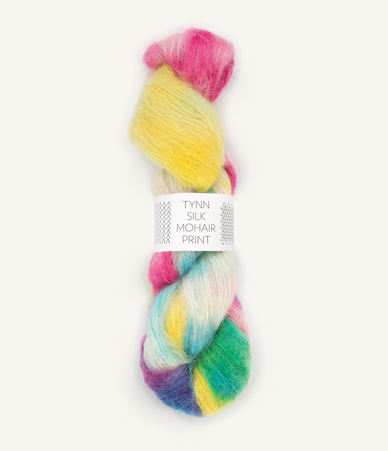 TYNN SILK MOHAIR PRINT VON SANDNES