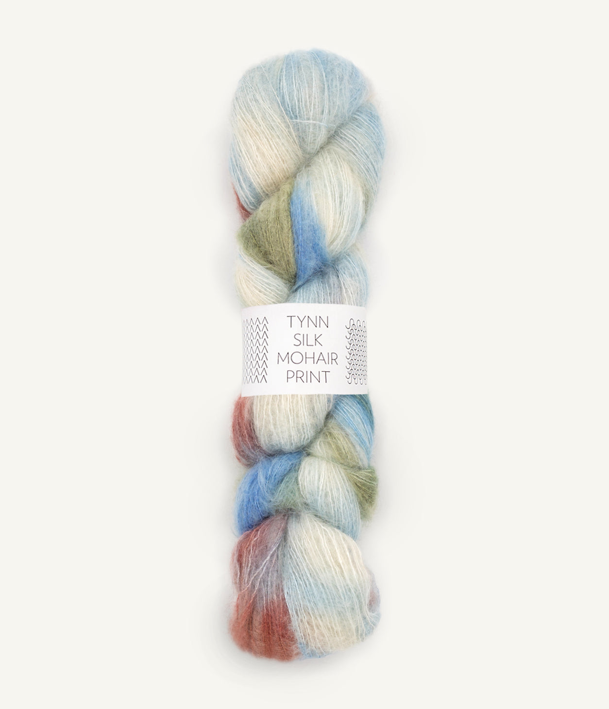 TYNN SILK MOHAIR PRINT VON SANDNES