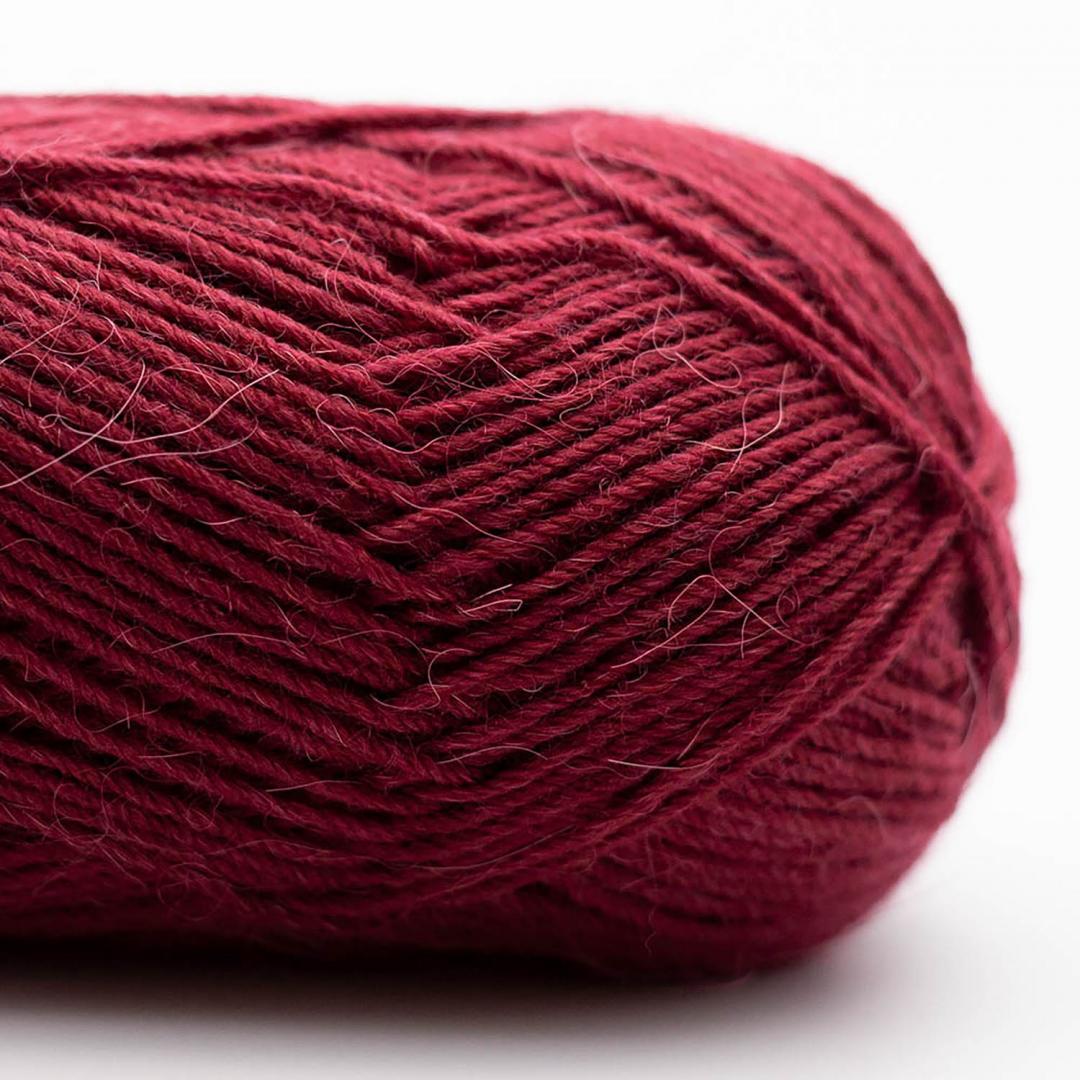 EDELWEISS ALPAKA 4FACH von KREMKE – 22 bordeaux – 25 g