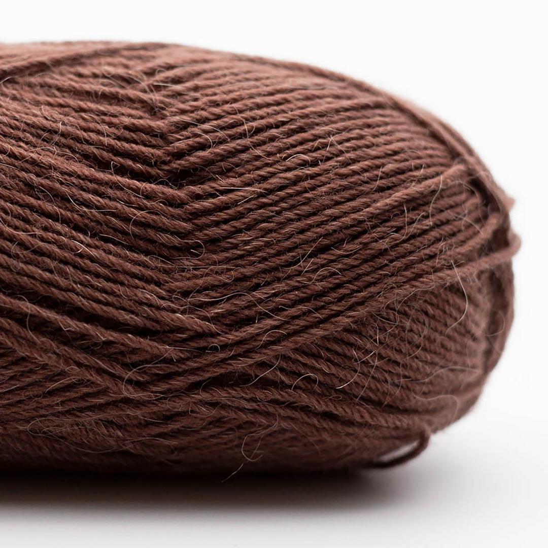 EDELWEISS ALPAKA 4FACH von KREMKE – 23 braun – 25 g