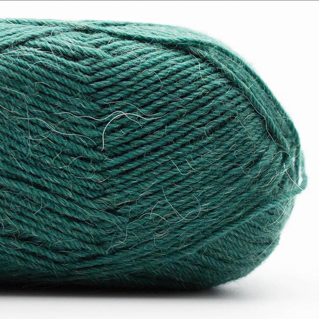 EDELWEISS ALPAKA 4FACH von KREMKE – 45 piniengrün – 25 g