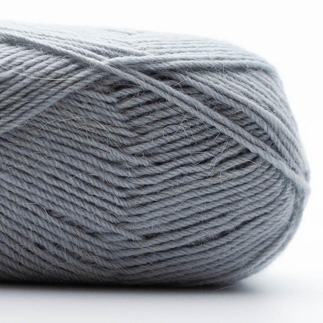 EDELWEISS ALPAKA 4FACH von KREMKE – 51 grau – 25 g