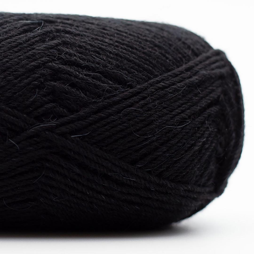 EDELWEISS ALPAKA 4FACH von KREMKE – 56 schwarz – 25 g