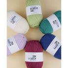 KREMKE Sole Mate – sechs farbige Sockengarnknäuel