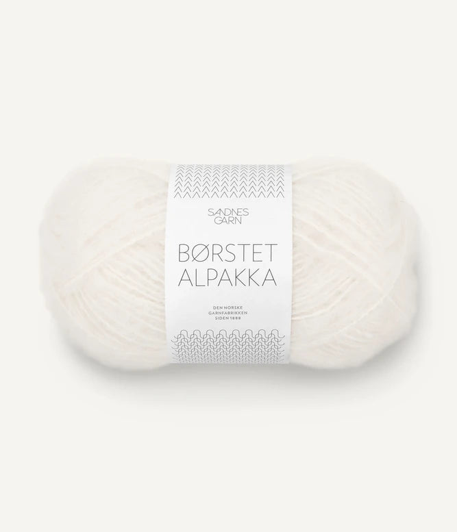 Borstet Alpakka