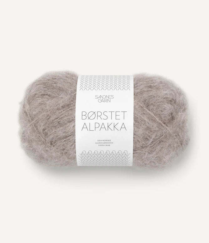 BØRSTET ALPAKKA von SANDNES